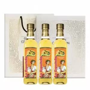 해바라기유 (에스파놀라) 디테일 구성 500ml 3병 선물