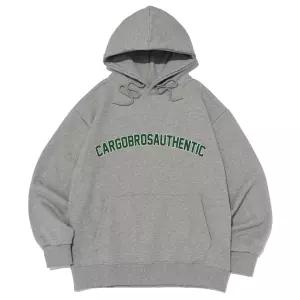카고브로스 ARCH LOGO OVER HOOD T-SHIRT (GRAY) - black CB25FF0602 152158