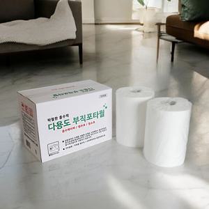 다용도부직포 롤 두툼한 70g 200매 청소용부직포 건티슈 물티슈 행주