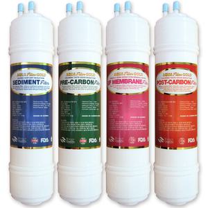 아쿠아필터골드 한방향(U타입) 정수기필터 240mm 200mm 290mm