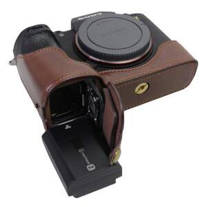 소니 a7m3 케이스 다크브라운 a7r3/a7 iii 속사케이스