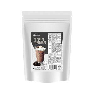 메가커피 메가카페 쿠키앤크림 파우더 1kg 1박스 12개