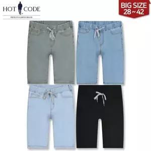 [핫코드][핫코드] 여름 남자 청반바지 밴딩 스판 워싱진 4종 HC8535-8538