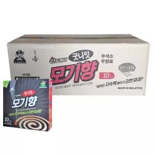 산도깨비 모기향 강력한 야외용 코일형 킬파프(굿나잇) 10입 x 48개(1박스)