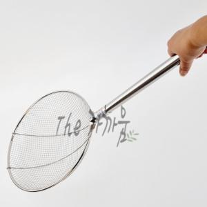 파이프 뜰채 특호B (350) 스텐 튀김망 업소용 급식실 대형 건지기 낚시 채망 뜰채