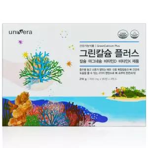 유니베라 그린칼슘 플러스 600mg x 360정 90일 뼈건강