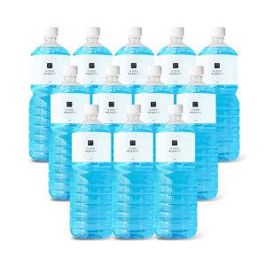 적재적소 더 선명한 에탄올워셔액 1.8L 12개 사계절 차량용 워셔액