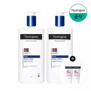 뉴트로지나 데일리 바디로션 450ml x2 + 증)시카에멀전 15ml x2