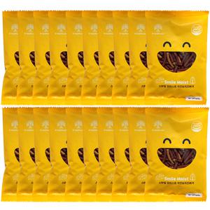 강아지간식 스마일 모이스트 치킨과 치즈버거  100g x 20개 애견간식