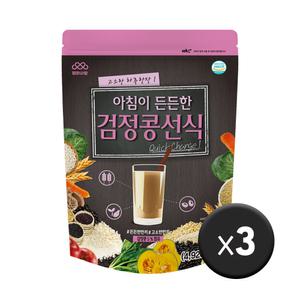 [엄마사랑] 아침이 든든한 검정콩 선식 3개 (1.2kg x 3개)