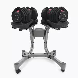 [플러그피트니스]다이얼 무게조절덤벨 24kg 40kg 전용 거치대 정리대