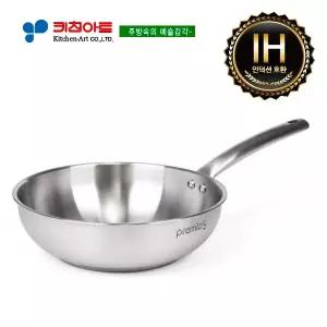 [한일스텐레스]키친아트 프리미오(IH) 삼중바닥 궁중팬26CM