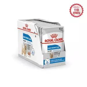 [로얄캐닌]강아지사료 라이트웨이트 케어 파우치 85g x 12P