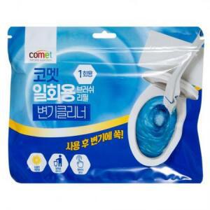 코멧 일회용 변기 클리너 브러쉬 리필 24입 1세트
