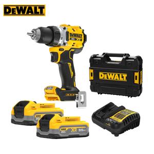 디월트 DCD801S2T 20V XR 컴팩트 드릴 드라이버 파워스택 3.5Ah 배터리 2개