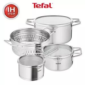 인덕션 SS 노르디카 냄비 4종(편수16+양수18+곰솥24+찜기24)