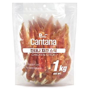 칸타나 사사미 강아지간식 대용량 치킨닭갈비스틱 1kg