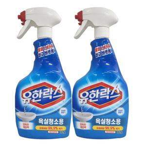 유한양행 유한락스 욕실청소용 715ml 2개