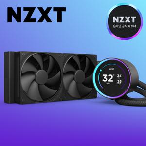 [국내정품] NZXT 크라켄 엘리트 V2 240 수냉쿨러 수랭쿨러 CPU 2열 블랙