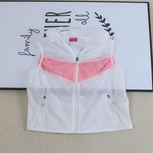바람막이 봄 러닝 아웃도어 빅사이즈 여자 조끼 캐주얼 여름  빈티지 루즈핏