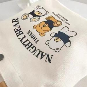 너티베어 미니 에코백 6컬러 여성 토트백 숄더백 도시락 실내화가방