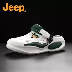 JEEP 지프 바오터우 슬리퍼 남성 여름 두꺼운 밑창 미끄럼 방지 샌들