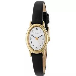 타이맥스 타이멕스 Timex 카바티나 여성용 손목시계 블랙 가죽 스트랩 T21912 490408