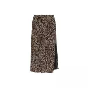 Zadig Voltaire Jayla 레오파드 프린트 스커트 WWSK016220 LEAVES TP945191333