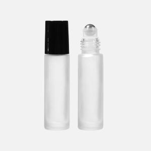 /세이코 (차량용품) 롤온 향수용기공병 블랙뚜껑두꺼운반투명 10ml 20개