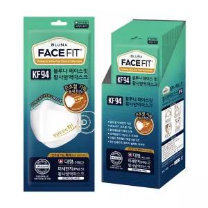 메온셀 블루나 페이스핏 KF94 황사방역마스크 30매입