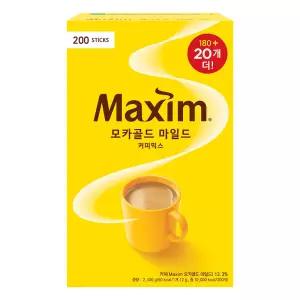 동서식품 맥심 모카골드 마일드 커피믹스 200T(180T+20T)