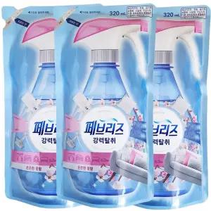 페브리즈 섬유탈취제 은은한꽃향 리필 320ml 3개