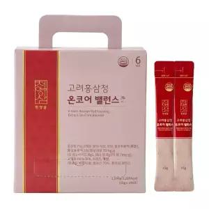 [내일도착] 천양삼 6년근 고려홍삼정 온코어 밸런스 홍삼스틱 15g x 100포, 1개