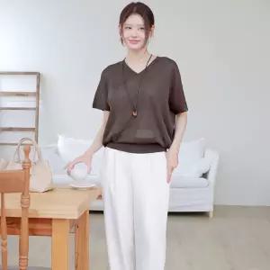 [르포엠]프렌치 린넨 혼방 캣츠 돌먼 니트 3종세트
