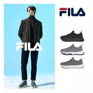FILA 패딩슈즈 방한화 슬립온 남성용 443407