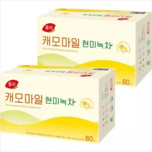 동서 캐모마일 현미녹차 80Tx2개/2세트구매시 1000원DCx넉넉한 유통기한
