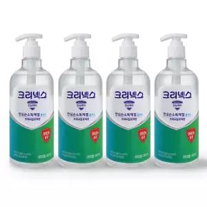 크리넥스 안심플러스 손소독겔 480ml 4개