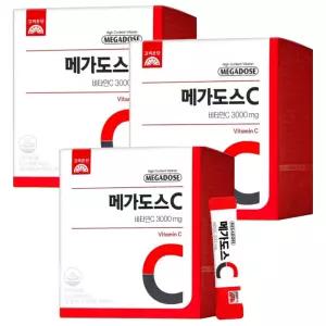 고려은단 메가도스C 비타민C 3000 3g x 60포 3개