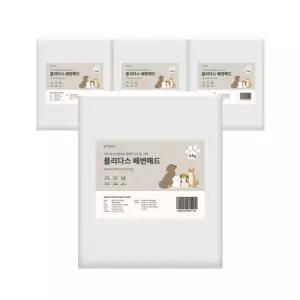 플리다스 강아지 배변패드 스탠다드 특대형 65g(30매x4개)