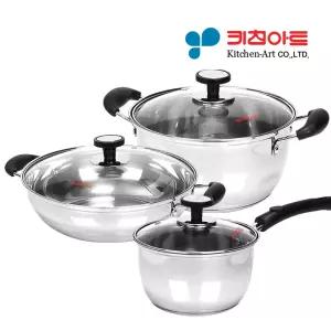 아티스트 냄비 3종세트 (편수+양수+전골)