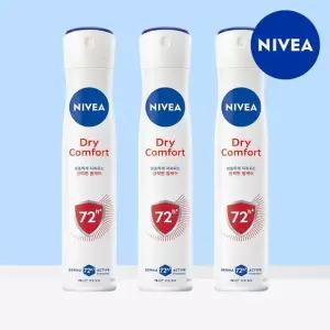 (eTV)니베아 데오드란트 스프레이 드라이콤포트 200ml 3개