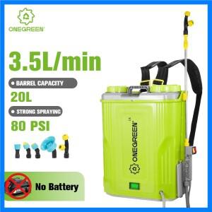 ONEGREEN 20L 대용량 충전식 전동 분무기 마키타 18V 배터리 핀 호환 잔디밭 정원 관개용 파워툴