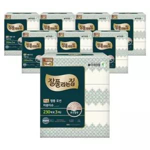 잘풀리는집 명품 로션 에센셜 미용티슈 230매 3입 8팩