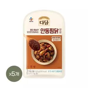 다담 안동찜닭 양념 220g x5개