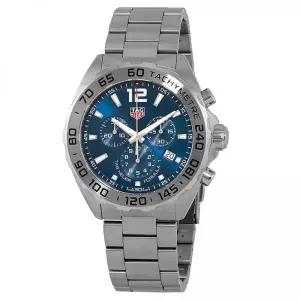 Tag Heuer 태그 호이어 태그호이어 포뮬러 1 블루 선레이 다이얼 크로노그래프 남성용 시계
