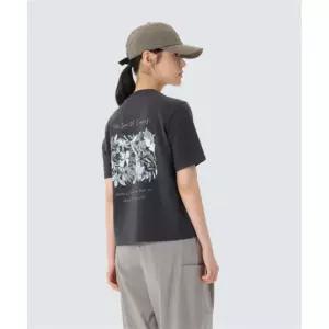 SNOWPEAK APPAREL 소로나 여성 트로피컬 반팔 티셔츠 (S26MWFTS71) Dark Charcoal S26MWFTS7