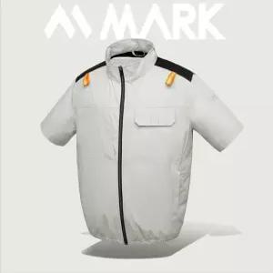 티뷰크 마커 MK-F15 여름 선풍기 반팔 자켓 메쉬 생활방수 냉감 작업복 근무복 일상복