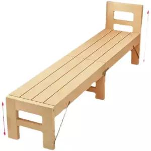 접이식 높이40cm 데크 평상 프레임 침대 세로200 원목 나무 느티나무 폭50 우드