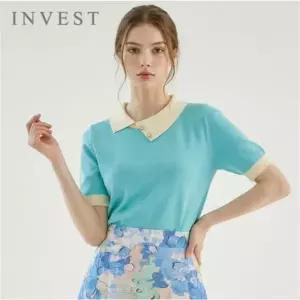 [인베스트] 언발란스 진주 카라 니트_IN6M1KT2291