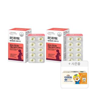락피도 맘엔맘엔 오메가3 365mg, 60캡슐, 2개+증정(뉴케어 마이키즈 저당 고소한맛 150ml, 4입, 1개)